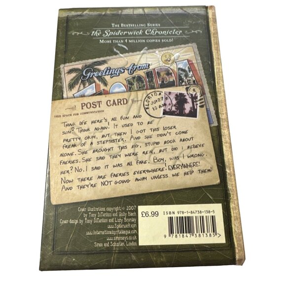 Beyond The Spiderwick Chronicles The Nixie's Song Fairies Kids Hardcover Clean - Picture 6 of 7